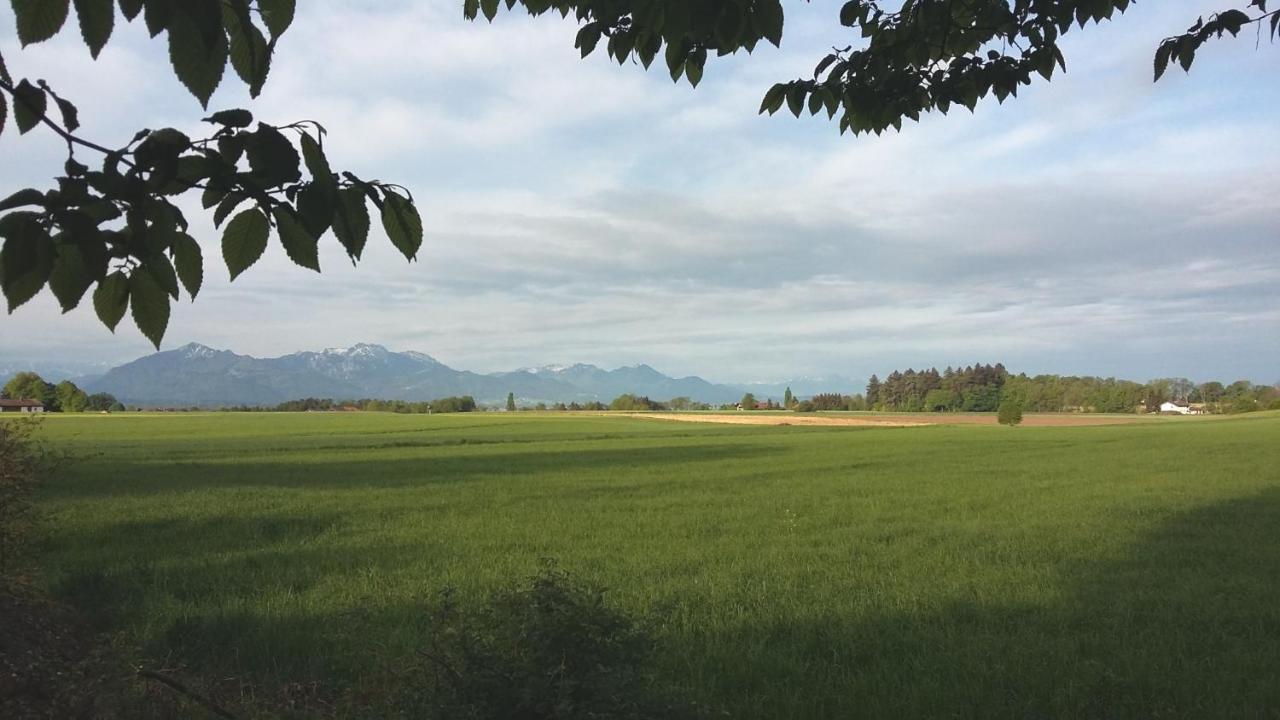 Ferienwohnung Sternschnuppe Chieming Bagian luar foto